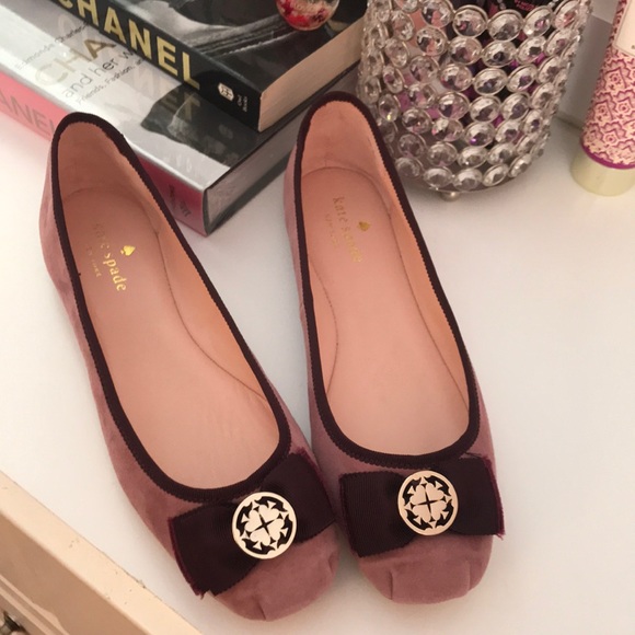 kate spade suede flats